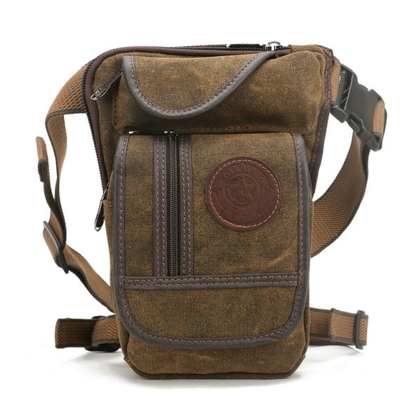US Men Canvas Drop Leg Bag Motorcycle Rider Military Belt Waist Fanny Pack JR15 US Men Canvas Drop Leg Bag Motorcycle Rider Military Belt Waist Fanny Pack JR15